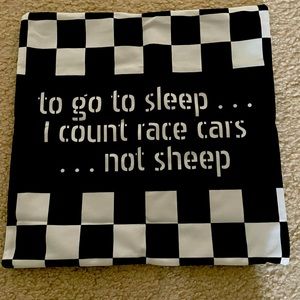 New Racing Cushion Cover 16”x16”